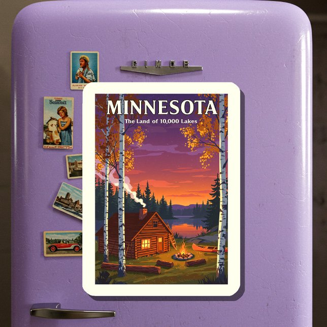Vintage Minnesota Magnet (Skapare uppladdad)
