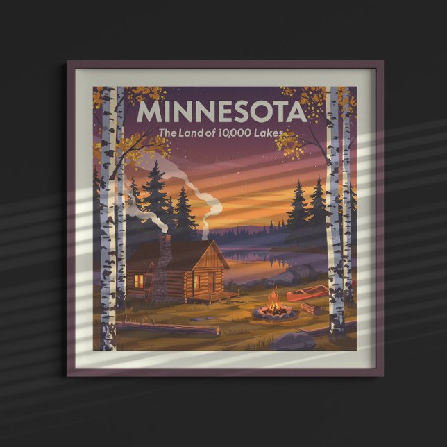 Vintage Minnesota Poster (Skapare uppladdad)