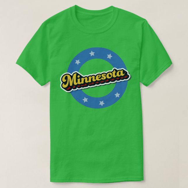 Vintage Minnesota T Shirt (Design framsida)