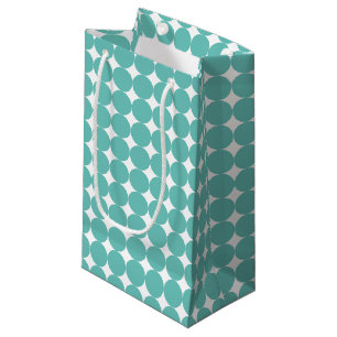 Vintage Mint Teal Grönt Geometric Dots Mönster