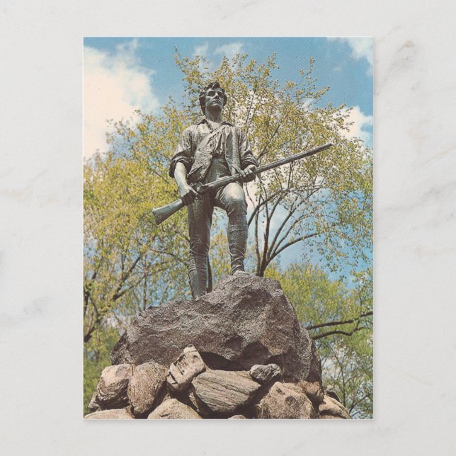 Vintage Minute Man Vykort (Framsida)