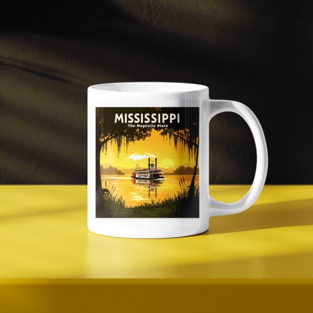 Vintage Mississippi Kaffemugg (Skapare uppladdad)