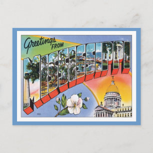 Vintage Mississippi Vykort