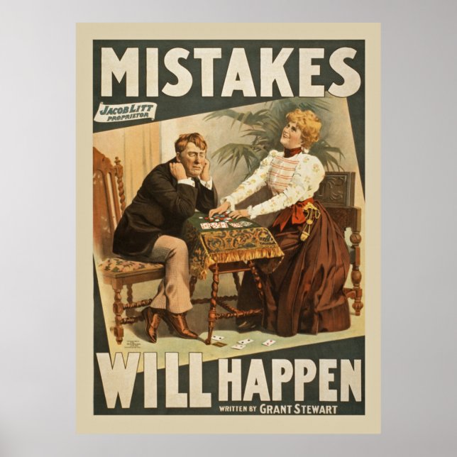 Vintage Mistakes inträffar Poster (Framsidan)