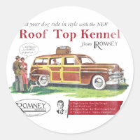 Vintage Mitt Romney Hund Retro Ad