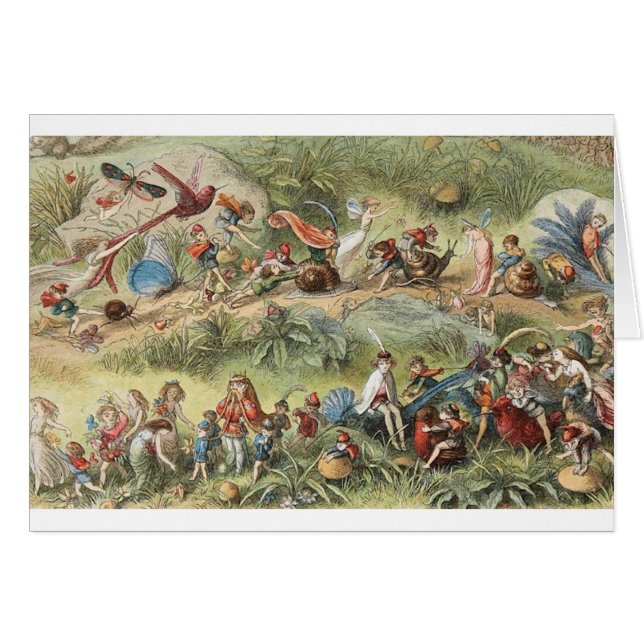 Vintage - Mjölkmark. Hälsningskort (Framsidan Horizontal)