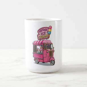 Vintage mjukglassbil kaffemugg