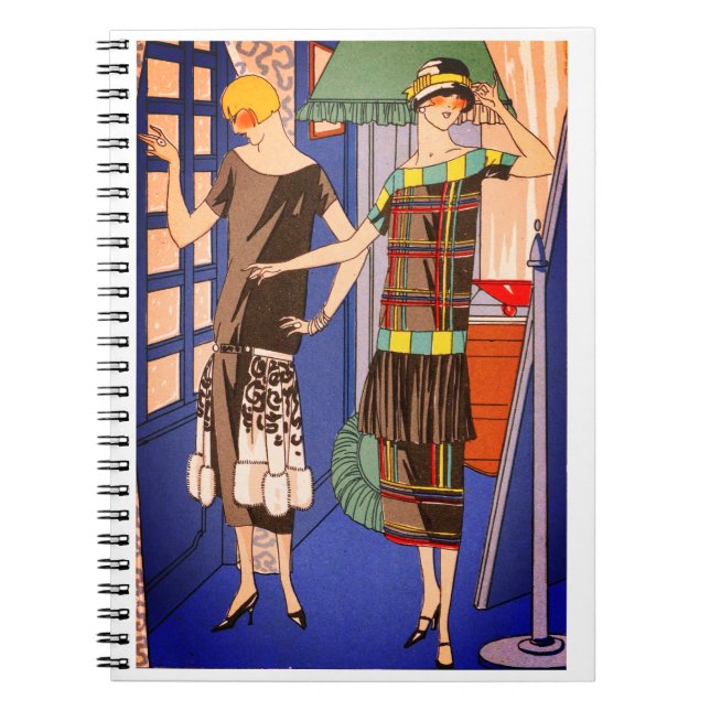 Vintage Mode bärbar dator Anteckningsbok (Framsidan)