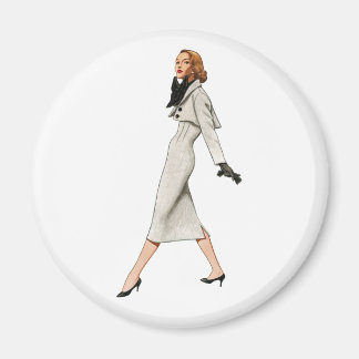 Vintage Mode bildmagnet Magnet