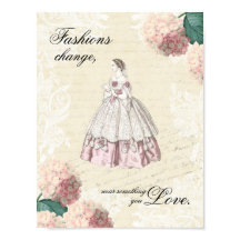 Vintage mode-citattecken poster