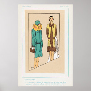 Vintage Mode Illustration Poster