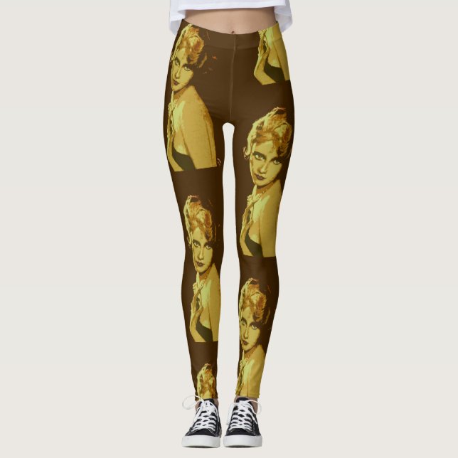 Vintage Mode Leggings (Framsida)