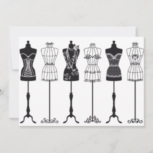 Vintage mode mannequins