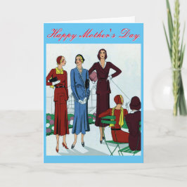 Vintage Mode Mors Dag-kort Kort