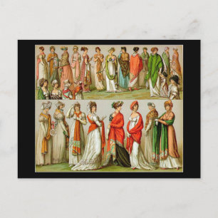Vintage Mode, ReEmergency Shawls, 1888 Vykort