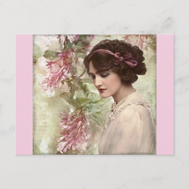 vintage mode vykort (Framsida)