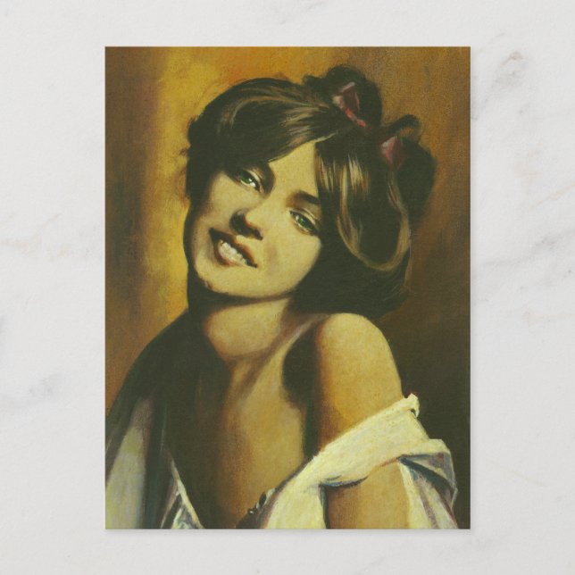 Vintage Mode vykort (Framsida)