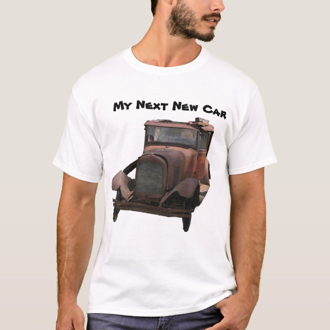 Vintage modellerar A T-shirt (Framsida)