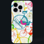 Vintage Modern cykel Bright Färg Neon Mönster<br><div class="desc">Ljusa färger om Vintage Bikes i ett modernt Stil</div>