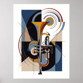 Vintage Modern Jazz Affisch