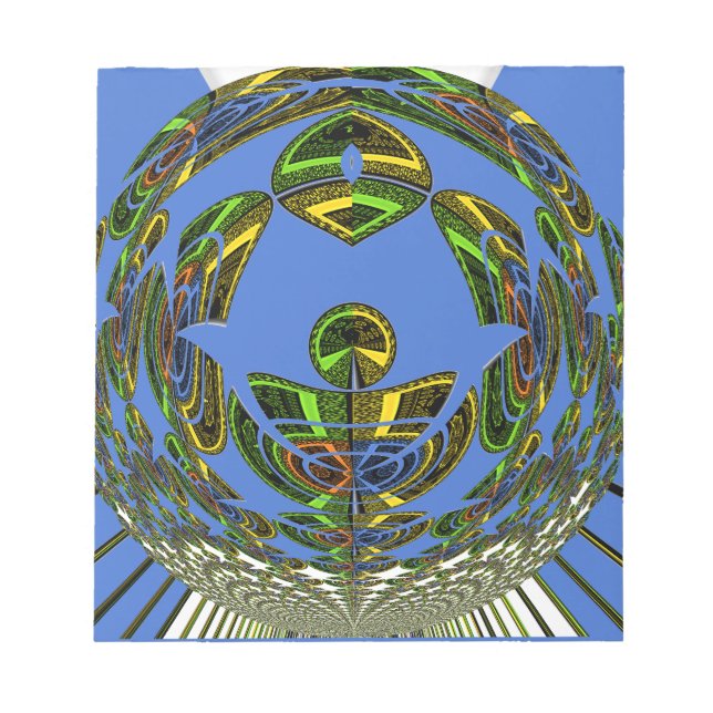 Vintage modern Motif Anteckningsblock (Framsida)