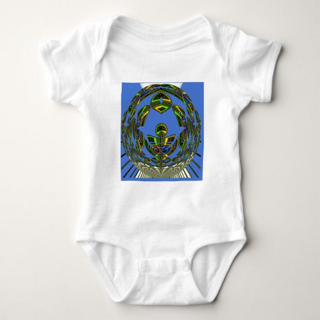Vintage modern Motif T-shirt (Framsida)