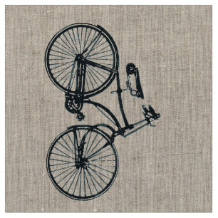 Vintage Modern Retro Old Stil-cykel Tyg