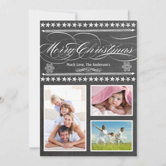 Vintage Modern svart- och rödfärgskort (Framsida)