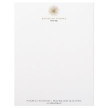 VINTAGE MODERNIST INSIDA DESIGNER Letterhead