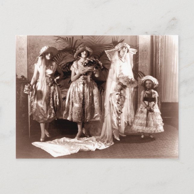 Vintage Möhippa Mode Vykort (Framsida)