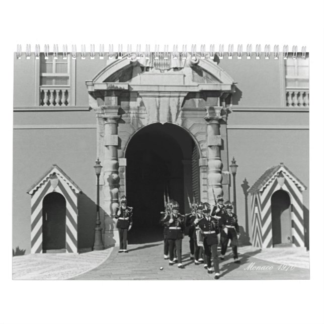 Vintage Monaco 1970 Kalender (Omslag)