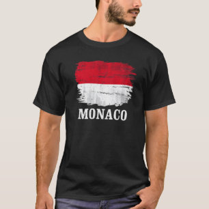 Vintage Monaco Flagga T Shirt