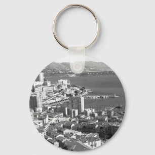 Vintage Monaco Furstendömet Monte Carlo port Jigsa Nyckelring