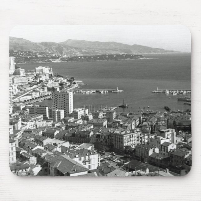 Vintage Monaco Furstendömet Monte Carlo port Musmatta (Framsidan)