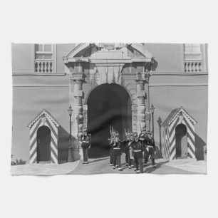 Vintage Monaco Furstendömet palace Kökshandduk