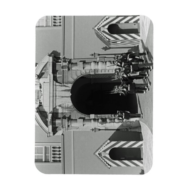 Vintage Monaco Furstendömet palace Magnet (Vertikal)