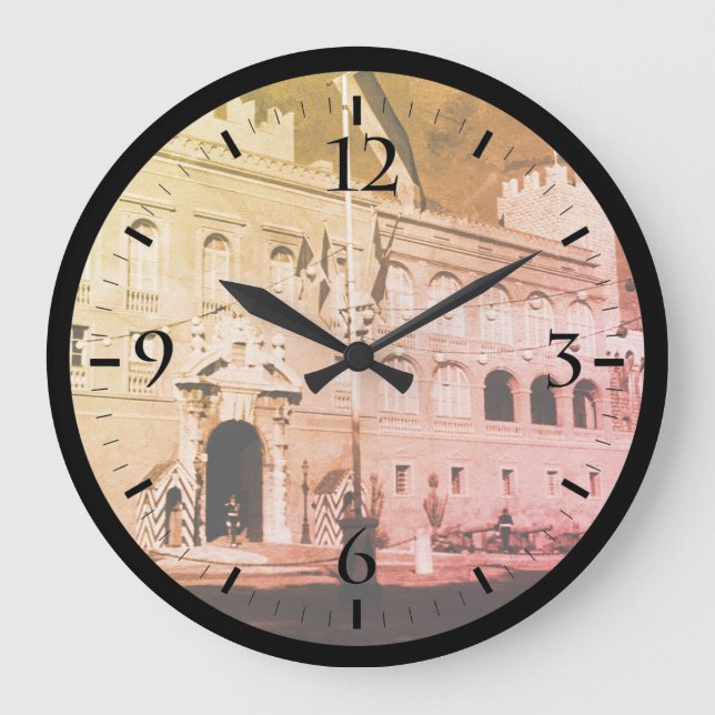 Vintage Monaco Furstendömet palace Watch Stor Klocka (Framsida)