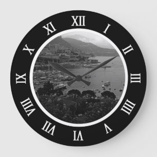 Vintage Monaco Furstendömet Vin-etiketten Ho Stor Klocka