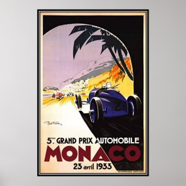 Vintage Monaco - Poster (Framsidan)