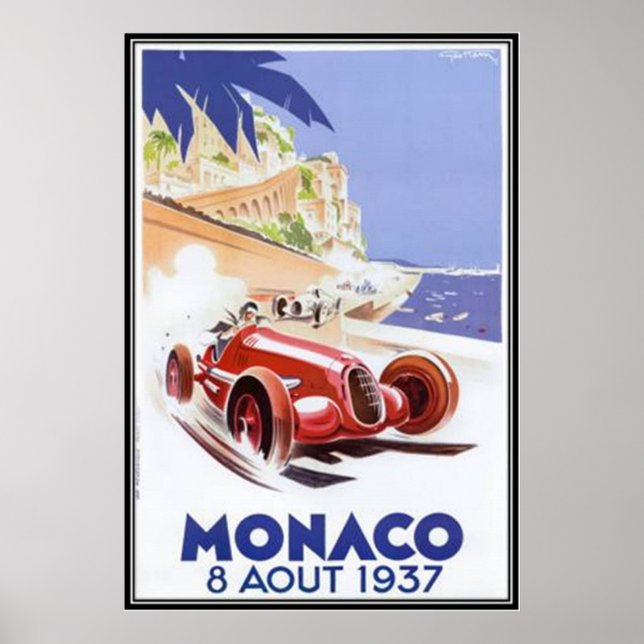 Vintage Monaco - Poster (Framsidan)