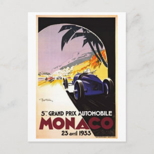 Vintage Monaco - Vykort