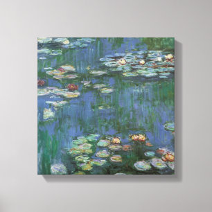 Vintage Monet Vatten Lilies Canvastryck