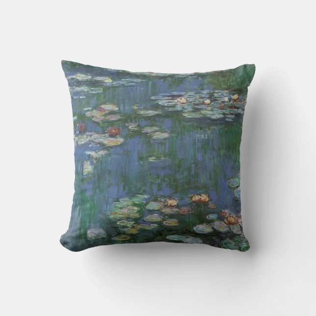 Vintage Monet Vatten Lilies Kudde (Framsida)