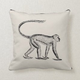 Vintage Monkey Artisan Kudd - Välj din färg Kudde