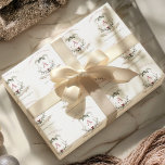 Vintage Monogram Julafton Papper Presentpapper<br><div class="desc">Lägg dina gåvor i säsongens elegans med den här Vintagen Papper Monogram-julafton. Den här pappra inslagningen är dekorerad med en rustisk vapensköld och en feg grey och ger presenter en tidlös beröring. Personlig med din familjs första,  erbjuder den ett unikt och tänkbart sätt att presentera dina gåvor.</div>