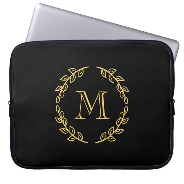 Vintage Monogram Laptop Fodral (Framsidan)