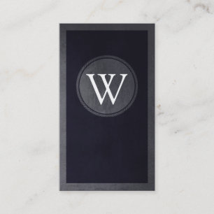 Vintage Monogram Visitkort