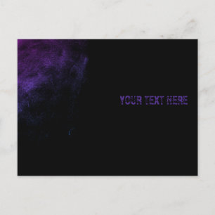 Vintage Monokrome Grunge Smudge Art Postcard Vykort