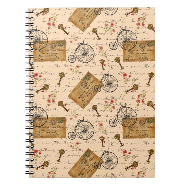 vintage mönster anteckningsbok (Framsidan)