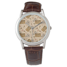 vintage mönster armbandsur